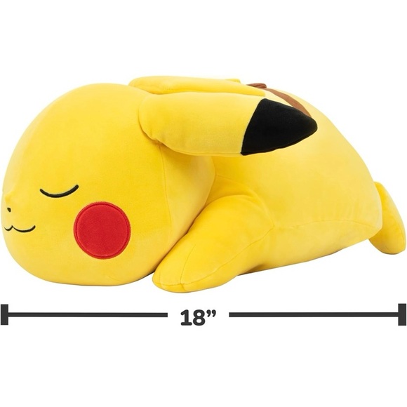 Pokemon Pikachu Sleeping Plush - 18-Inch Premium Plush in Sleeping Pose NEW - Picture 4 of 4